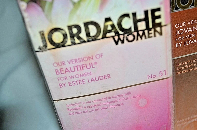 JORDACHE  - FRAGRANCES  2 BRAND NEW  BOTTEL'S  ( FOR MEN  & FOR WOMEN ) EDT