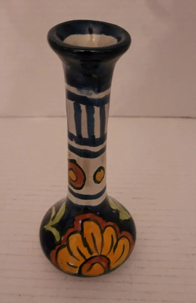 Talavera Sun Flower Bud Vase Pottery (AC-4-M-3) Sunflower