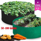Raised Plant Bed Garden Flower Planter Elevated Vegetable Box Planting Grow Bag Garden Plants