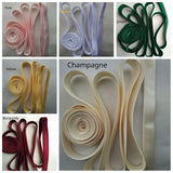 Satin Lace Up Ribbon Tie Back Replacement Strap Wedding Bridal Gown Dress Roses