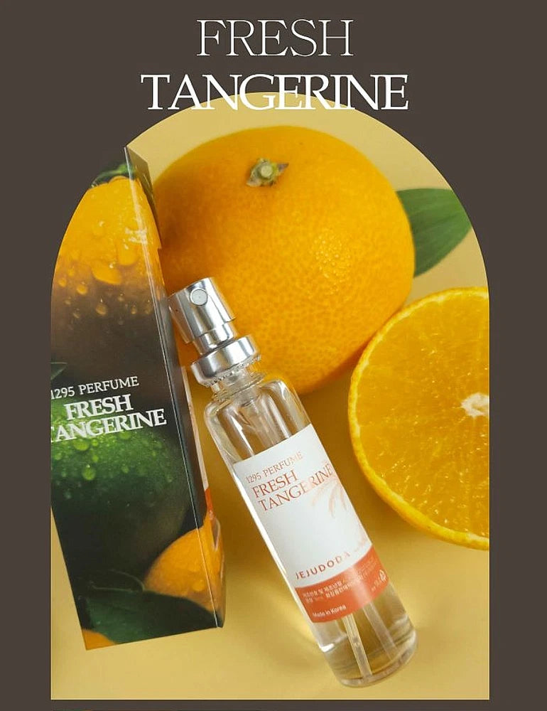 Jeju K-Beauty JEJUDODA 1295 PERFUME Fresh Tangerine 18ml Citrus Fruity EDT EDT