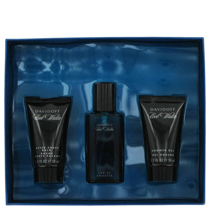 Cool Water by Davidoff Gift Set -- 1.4 oz Eau De Toilette Spray +1.7 oz After Sh EDT