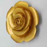 Golden 3D Flower Wall Decor - Shimmering Plastic Sunflower Shape Art with Hoo... Sunflower