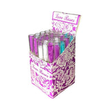 Love Roses Glass Purple Box 4 inch (Thick Glass) 25 or 36 count box Roses