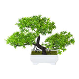 Decorative Faux Pine Tree Potted 25x18 cm Artificial Plant for Photo Prop Green Plant