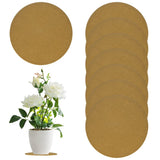 8-Pack Cork Plant Coasters, 7.9 Inch Cork Plant Mats for Garden [Brown] Garden Plants