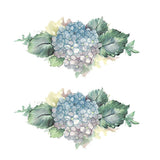 Hydrangea Flower Blue Purple Spray Overglaze Ceramic Decals Hydrangea