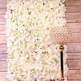 5x Cream Hydrangea Flower Wall Wedding Backdrop Party Venue Decoration 40 x 60cm Hydrangea