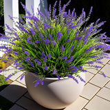 Artificial Faux Plants Outdoor Spring Decorations, Summer Fake Monkey Grass for Green Plant