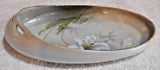 R S Germany Hand painted Oval Lily Dish Lily