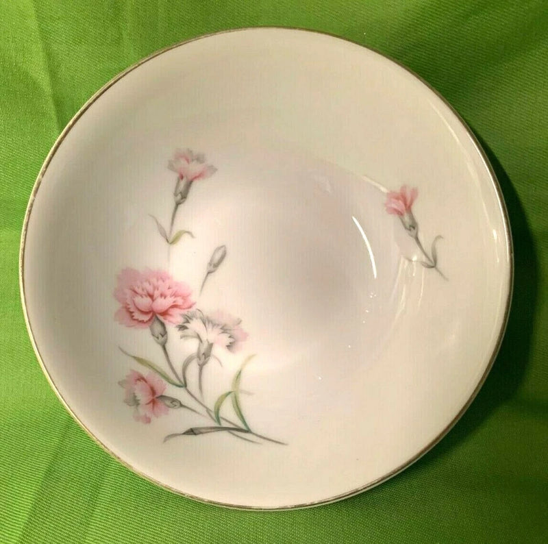 Vintage Royal Court Fine China Carnation Bowl Dish 6 1/4 inch Japan - 3A Carnation