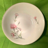 Vintage Royal Court Fine China Carnation Bowl Dish 6 1/4 inch Japan - 3A Carnation