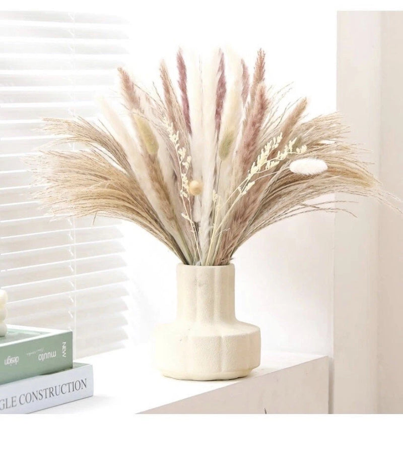 Natural Dried Pampas Grass Bouquet, Natural Home Decor Pampas Grass
