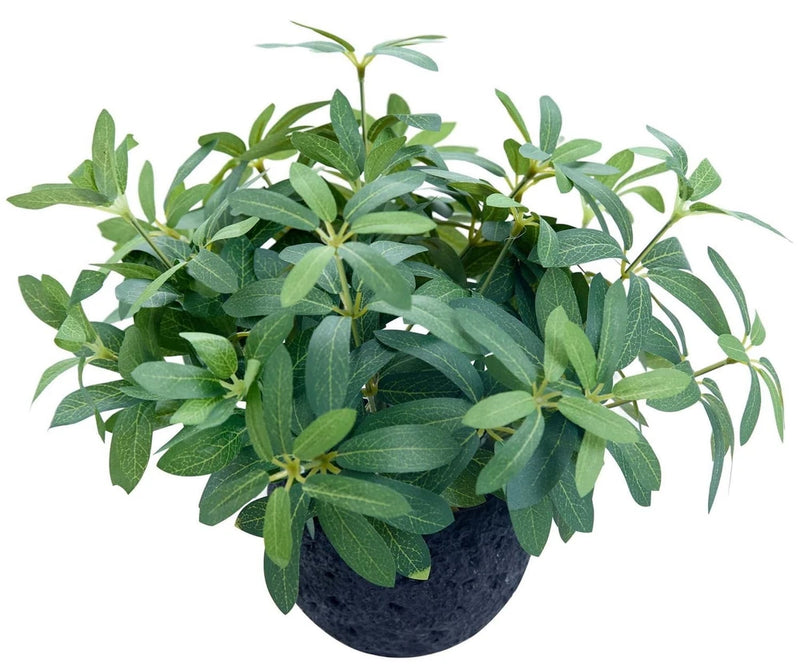 9.5" Artificial Plants with Olive Leaves Real Looking Faux Plants Fake Greene... Green Plant