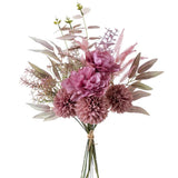 Artificial Fake Flowers Plants Silk Rose Pink Wedding Bouquets Decoration Hydrangea