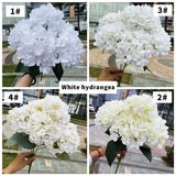 Artificial Hydrangea Flower Bouquet Branch - Wedding And Home Ornament Decor NEW Hydrangea