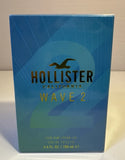 Hollister Wave 2 MenÕs Eau de Toilette Spray 3.4 oz 100ml NEW EDT