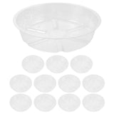 12 Pcs Flower Pot Tray Outdoor Plant Drip Garden Trays for Plants Garden Plants