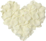 1000 Pcs Artificial Silk Rose Petals Decoration Wedding Party Color Ivory Roses