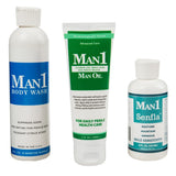 Man1 Collection: Man Oil, Senfla and Body Wash - Luxurious Intimate Care for Men Bouquet