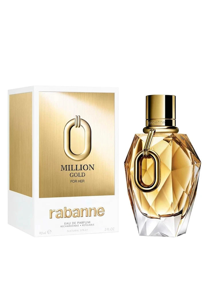 Million Gold by Paco Rabanne Eau de Parfum for Women Ð 3 oz / 90 ml New EDP