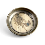 vintage pressed taxedermy dried flower coaster Dried Flower