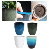 Three Piece Plastic Flower Pot Set with Tray and Mesh for Outdoor Garden Plants Garden Plants