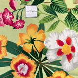 "Galapagos"by Duralee Fabrics Exotic Florals on Soft Mint Green 56"W 11oz per YD Flowering Plants