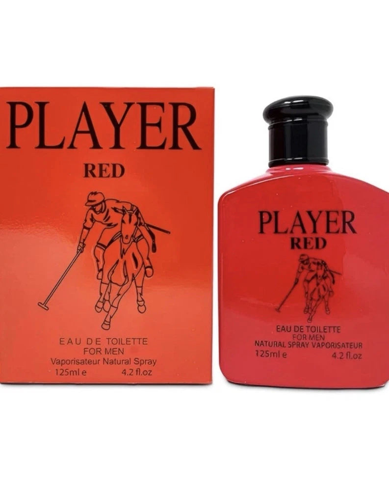 Player Red Eau De Toilette for Men 125ml/4.2 fl oz EDT