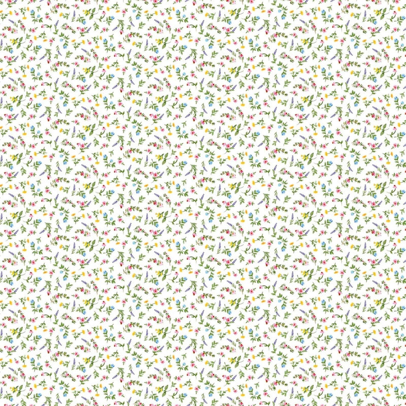 Northcott Plant with Love by Sherri Buck Baldwin 25223 10 Tiny Flower TossCotton Flowering Plants