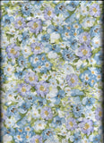 45" 100% cotton floral fabric "Sweet as can Bee" by Springs Creative Flowering Plants