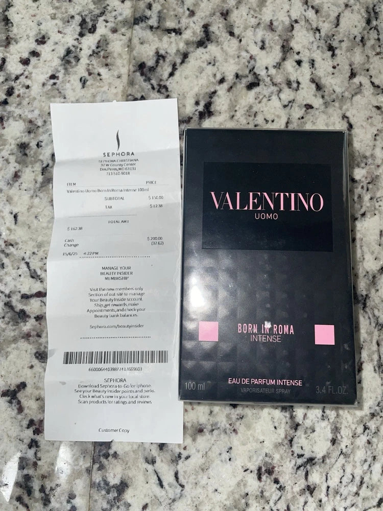 Valentino Born In Roma Intense Eau de Parfum Intense Spray 100ml / 3.4 fl oz EDP