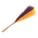 20Pcs Faux Pampas Grass,21"/55cm Fake Pampas Grass Decor,Gold/Dark Purple Pampas Grass