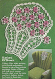 Basket of Roses Doily crochet pattern instructions Roses