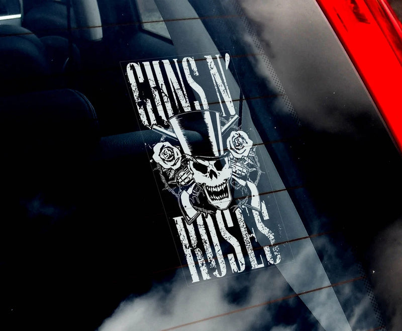 Guns'N'Roses - Car Window Sticker - Axl Rose Rock Music Sign Art Gift Roses