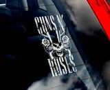 Guns'N'Roses - Car Window Sticker - Axl Rose Rock Music Sign Art Gift Roses