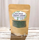 Sun Dried Cleaver Leaves Spring Harvest Herb for Tea, Soaps, Tinctures & Crafts Dried Flower