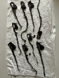 9 Pcs Pressed Dried Ghost Pipes Monotropa uniflora Flowers Dried Flower