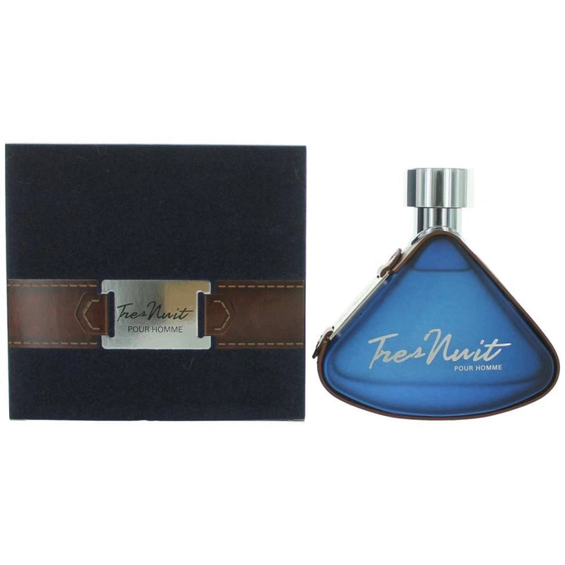 Tres Nuit Pour Homme by Armaf, 3.4 oz Eau De Toilette Spray for Men EDT