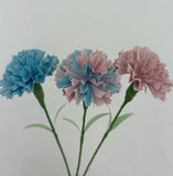 Handmade Pastel Cardstock Carnation Flower Baby Shower Decor, Table Decoration Carnation