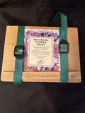 The Garden Club Wood Portable Flower Press with Canvas Straps Hiking Camping EUC Dried Flower
