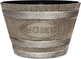 Whiskey Barrel Planters - Home Flower Planter Pot - Decorative Garden Pots - Ind Garden Plants
