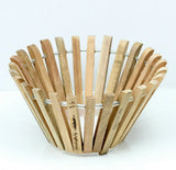 Hanging wooden orchid basket - Round 6" Orchids