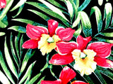 Berkshire  Tropical Outdoor Turcotte Onyx Floral Fabric by The Yard Flowering Plants