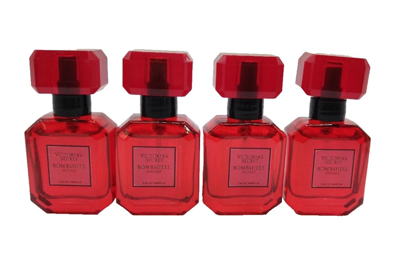 4X! Victoria's Secret Bombshell Intense Perfume Eau De Parfum .25 fl oz No Box EDP