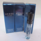 **Lot of 3** Guess Seductive Homme Blue 1.5 ml 0.05 Fl oz Eau De Toilette Spray EDT