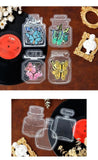 Transparent PET sticker pack for DIY crafts bottle bookmarks dried flowers  hot! Dried Flower