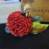 Jim Shore 2014 January Flower Jeweled Carnation Figurine ~ 4040655 Retired Carnation