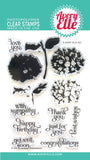 Avery Elle Clear Photopolymer Stamp Set Layered Hydrangea Hydrangea