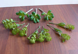 10 Miniature Artificial Succulents Grass Fair Garden Landscape Green Plant
